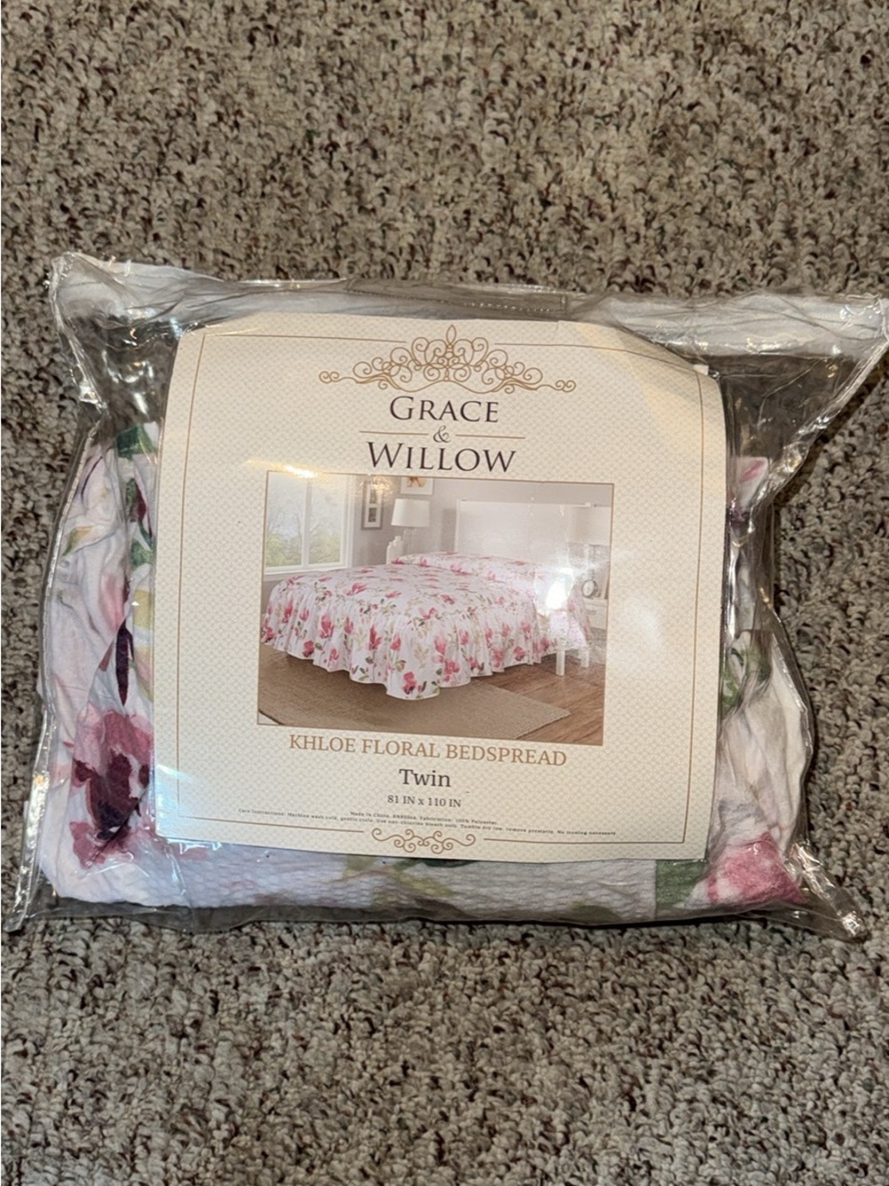 (Brand New) Grace & Willow Twin Bedspread